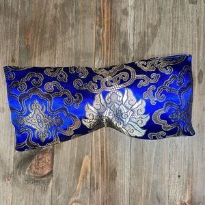 Nummies Silky Eye Pillow - Blue/Gold